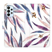 iSaprio flip pouzdro Ornamental Leaves pro Samsung Galaxy A23 / A23 5G