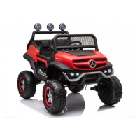 Elektrické autíčko Mercedes Unimog S Red