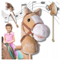 Kůň Na Tyči Hobby Horse Kůň Na Tyči Koník Na Tyči Vydává Zvuk Ohlávka