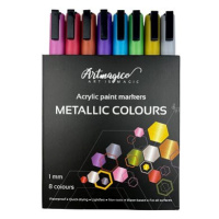 Artmagico Akrylový fix s jemným hrotem metalické