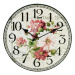 Nástěnné hodiny Květiny 30 cm, MDF