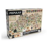 Popular Puzzle Mapa Slovenska 160 dílků