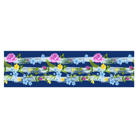 WB 8237 AG Design Samolepicí bordura na zeď Flowers, velikost 14 cm x 5 m