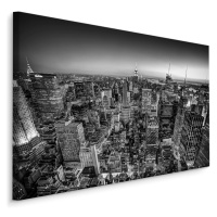 Plátno Pohled Na Manhattan V BW Varianta: 90x60