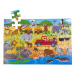 Bigjigs Toys Podlahové puzzle Africké dobrodružné 48dílků