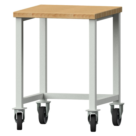 ANKE Kompaktní dílenský stůl, šířka 605 mm, bez spodních částí, pojízdný
