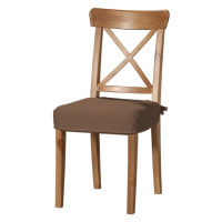 Dekoria Sedák na židli IKEA Ingolf, hnědá, židle Inglof, Loneta, 133-09