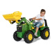 Rollytoys Šlapací traktor X-Trac John Deere Premium s předním nakladačem