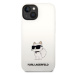 Karl Lagerfeld KLHCP14MSNCHBCH hard silikonové pouzdro iPhone 14 PLUS 6.7" white Silicone Choupe