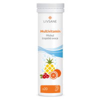 LIVSANE Šumivé tablety CZ Multivitamin tropic 20ks