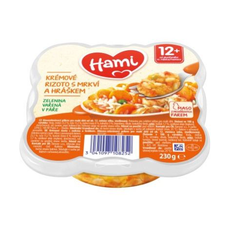 Hami Krémové rizoto s mrkví a hráškem 230g