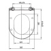 MEREO WC sedátko samozavírací SLIM CSS116