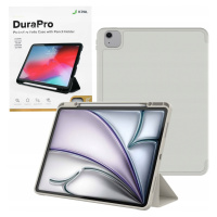 Pouzdro JcPal DuraPro Uzamykatelné Light Grey pro Apple iPad Air 13 M2 6gen 2024