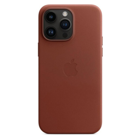 Apple kožený kryt s MagSafe na iPhone 14 Pro Max cihlově hnědý Cihlově hnědá
