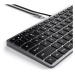 Satechi Slim W1 Wired Backlit Keyboard ST-UCSW1M Vesmírně šedá