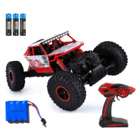 Rc Auto Rock Crawler Dálkově Ovládané Terénní 4x4 Dva Motory Red