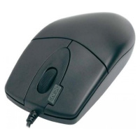 A4tech OP-620D, myš, 2click, 1 kolečko, 3 tlačítka, USB, černá