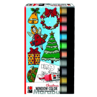 Marabu Sada slupovacích barev KiDS Christmas Window Color 10 x 25 ml Pražská obchodní společnost