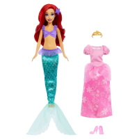 Mattel Disney Princess malá mořská víla Ariel s princeznovskými šaty HMG49