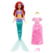 Mattel Disney Princess malá mořská víla Ariel s princeznovskými šaty HMG49