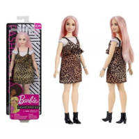 Panenka Barbie v leopardích šatech