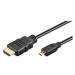PremiumCord propojovací HDMI > HDMI micro 1m