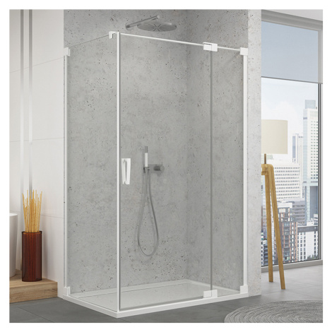 SanSwiss Ronal CADURA 75 cm pravé sprchové dveře sklo Transparent CA13D0750907