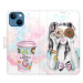 iSaprio flip pouzdro Donut Worry Girl pro iPhone 13 mini