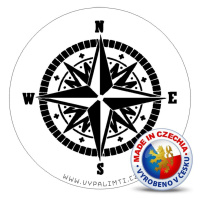 Stencil šablona - Kompas