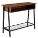 tectake 404720 konzolový stolek tralee 100x35x80,5cm - Industriální dřevo tmavé, rustikální - In