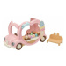 Sylvanian family Růžové zmrzlinářské auto