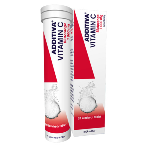 ADDITIVA Vitamin C Blutorange tablety