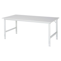 RAU Pracovní stůl, výškově přestavitelný, 760 - 1080 mm, dřevotřísková deska s potahem melaminov