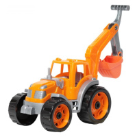 mamido  Traktor s lžící oranžový