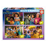 Puzzle Multi 4 Disney Encanto Educa 50-80-100-150 dílků od 5 let