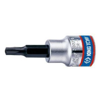 Hlavice zástrčná s otvorem King Tony 3/8 CrV TORX T40 302740