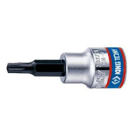 Hlavice zástrčná s otvorem King Tony 3/8 CrV TORX T40 302740