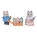 Sylvanian Families Rodina Husky s trojčaty