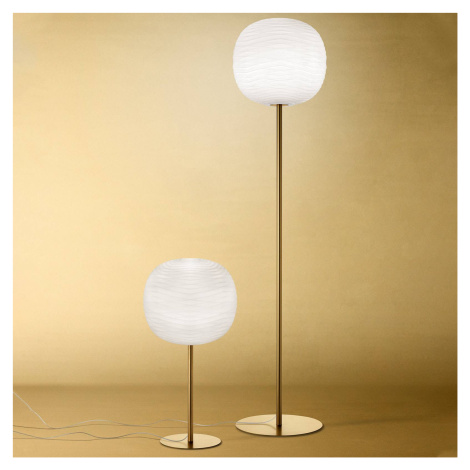 Foscarini Foscarini Gem tavolo alta stolní lampa, zlatá