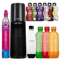 Sada Na Vodu Saturátor Sodastream Terra Black 4 Lahve Bolero