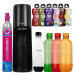 Sada Na Vodu Saturátor Sodastream Terra Black 4 Lahve Bolero