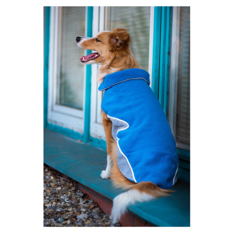 Vsepropejska Briana fleecová mikina pro psa Barva: Modrá, Délka zad (cm): 26, Obvod hrudníku: 36