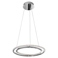 Nova Luce Jemné závěsné svítidlo Livorno poseté LED krystaly - pr. 450 x 1200 mm, 29 W, 2010 lm,