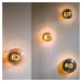 DESIGN BY US Nástěnné svítidlo New Wave Optic XL, kouřově šedé, oční koule, zástrčka