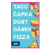 Albi Taco, čepice, dort, dárek, pizza