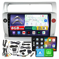 Ncs Autorádio ZQ9 Citroen C4 2004-2010 Android Navigace 8GB Lte