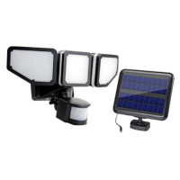 LEDSolar 200 solární venkovní světlo s pohyb. čidlem a nast. hlavami, bezdrátové, 8W, studené