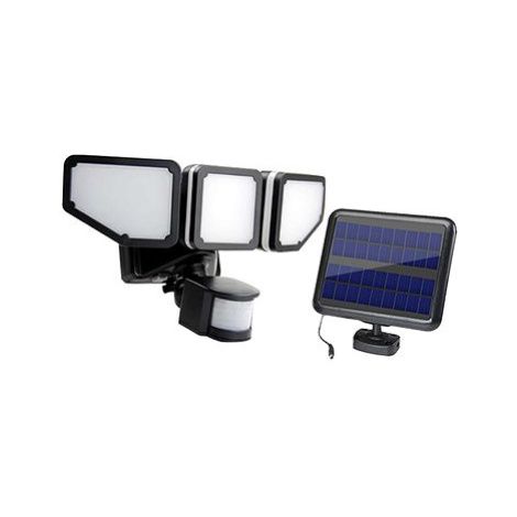 LEDSolar 200 solární venkovní světlo s pohyb. čidlem a nast. hlavami, bezdrátové, 8W, studené Bezdoteku