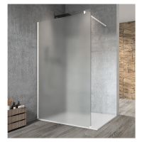Gelco VARIO WHITE jednodílná sprchová zástěna k instalaci ke stěně, matné sklo, 1400 mm - SET(GX