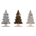 Dekorační vánoční stromeček s kožešinou LUSH 28 cm - různé barvy Barva: Světle šedá